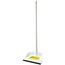 Recogedor de polvo EZ CLEAN con mango largo, color blanco, embalaje de 24 unidades