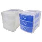 Drawer 3Pc Set Color Blue/Clear