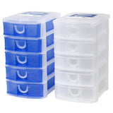 Drawer 5Pc Set Color Blue/Clear