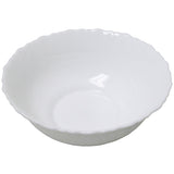 6" Glass Soup Bowl Color White Opal
