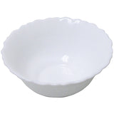 5" Glass Rice Bowl Color White Opal