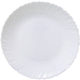 8.5" Glass Lunch Plate Color White Opal