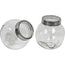 Tarro de cristal con tapa transparente de 1500 ml. Embalaje de 12 unidades por caja.