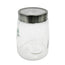 Tarro de cristal con tapa transparente de 1,3 l. Embalaje de 12 unidades por caja.