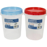 Round Container Size 1.6L Color Red/Green/Blue