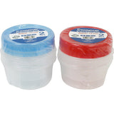 Round Container 2Pk Size 460ml Color Red/Green/Blue