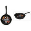 GOURMET Cast Iron Skillet Round Size 8 inch Cookware Packing 8/Box