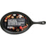 GOURMET Cast Iron Pan Fajita Size 7x9.5 inch Cookware Packing 6/Box