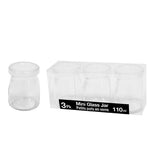 Mini Jar with Lid 3Pk 110ml