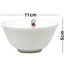 CLARO Plain Footed Fruit Bowl Size 4.5 inch Tableware Packing 36/Box