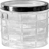 Checkered Canister with See Through Lid 1650ml
