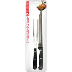Carving Knife Set with Knife & Fork Dimensions 8"/6" & 1.8mm thick