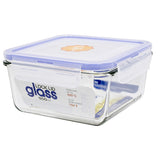 Oven Safe Glass Lock Lid Square 720g Dimension 6.6"x3.3"x5.1"