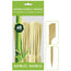 Bamboo Skewer with Paddle End 48 Pieces Dimensions 6