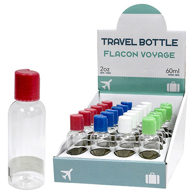 Travel Shampoo Bottle 60ml Color Blue/Green/White/Red
