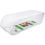 Contenedor apilable transparente para refrigerador STERLITE, de plástico, tamaño 14 x 5 x 4 pulgadas, embalaje: 12 por caja