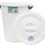STERILITE Wastebasket with Latch Plasticware 24QT Packing 8/Box