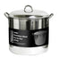 Olla de acero inoxidable con tapa abovedada de 16 qt. Embalaje: 1 unidad por caja