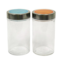 Jar Storage with Colored Lid 550ml