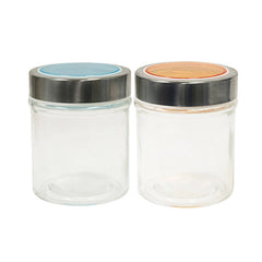 Jar Storage with Colored Lid 350ml