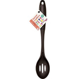 14" Nylon Slotted Spoon Color Black