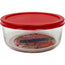 Round Glass Food Container 700ml Dimension 5.9