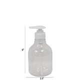 Clear Soap Dispenser 6"x2.5" 250ml