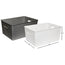 Cesta tejida de plástico ROYAL SPONGE Tamaño 9 x 12 x 5,7 pulgadas Color gris/blanco Embalaje 12/caja