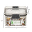 ARTWORKS Storage Container with Clip Lock Plasticware 500mL Packing 16/Box