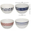 Mediterranean Bowl 4 Assorted Decals 5.5