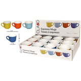 Espresso Cup 4oz Color White/Blue/Yellow/Red/Green