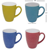 Victorian Style Mug 12oz Dimensions 4.9"x4.3"x1.9" Color Assorted Colors