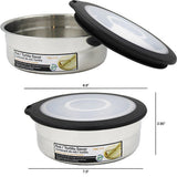 Stainless Steel Roti/Tortilla Saver 2.1LDimensions 8.8"x3"x7.5"