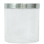 Tarro de vidrio con tapa de acero inoxidable de 1,5 l. Embalaje de 6 unidades por caja.
