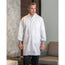 Premium Lab Coats ESD (ElectroStatic Discharge) Knit Cuffs design Snap Closures 2 Lower, 1 Chest & 1 Sleeve Pockets Extra Long/ Hip Length Color WHITE/ ROYAL BLUE Available sizes XS-XL (Sold as 3's/ Pack)