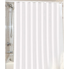 Shower Curtain Liners Water Repellent Polyester 72"x 72" White Packing 6's/ Box