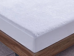 KING XL size 78"x80"x 15"-16"H Mattress Zipper Encasements 
(Double layer - Siliconized Bottom & Fleece Top) Water and Bed Bug Proof 1/Pack