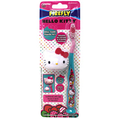 FIREFLY Hello Kitty Toothbrush Soft 1 Count Cap Travel Kit (B)