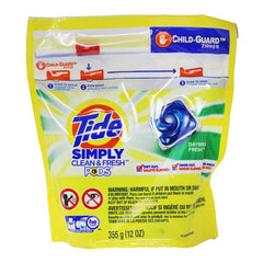 TIDE 355g 19 Count Simply Clean &