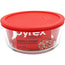 Recipiente de almacenamiento redondo Pyrex con tapa para 7 tazas Dimensiones 6,8