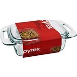 Pyrex EZ Grab Casserole Dish w/Cover 2Qt
