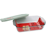 Deep Rectangular Baking Dish w/ Lid 7" x 11"