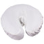 100% Cotton Flannel Fitted Face Rest Cover w/Facing, Color White/Nautral 12/Pack