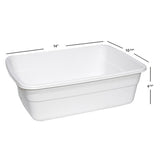 Dishpan 7.6L Color White