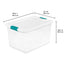 STERILITE Latching Tote Box Plasticware Size 24x16x13 inch Packing 6/Box