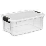 Ultra Storage Tote Size 18qt Dimension 18"x12"x7" Color White