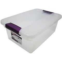 Clear View Boxes with Latches 15Qt