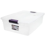 Clear View Boxes with Latches 32Qt