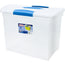 STERILITE Show-off Container with Blue Handles Large Plasticware Color Blue Packing 6/Box