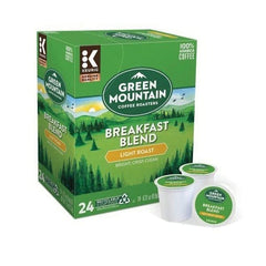Green Mountain Coffee Breakfast Blend Regular K-Cup Coffee Packing 96's / case